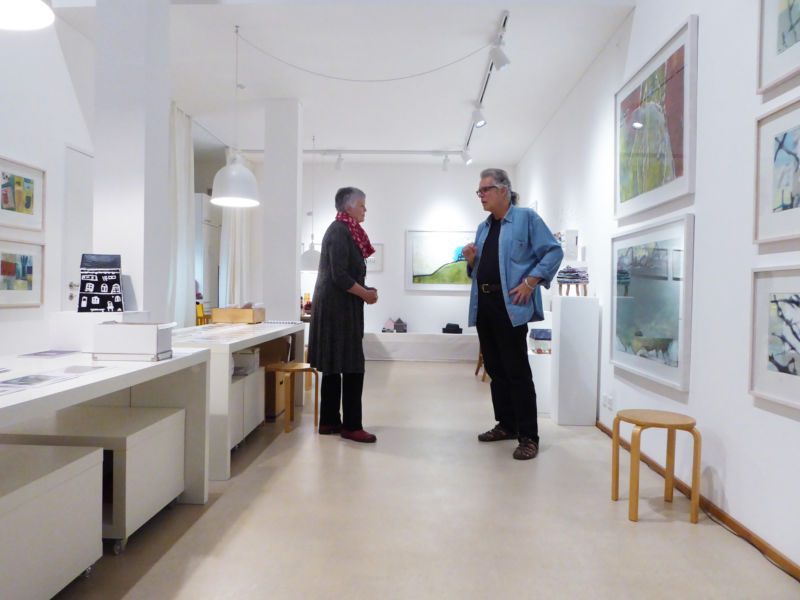Ausstellungsansicht: Offenes Haus, kuk!, 25. September – 30. Oktober 2015, Katharina Rapp und Hans Suter, Galerist