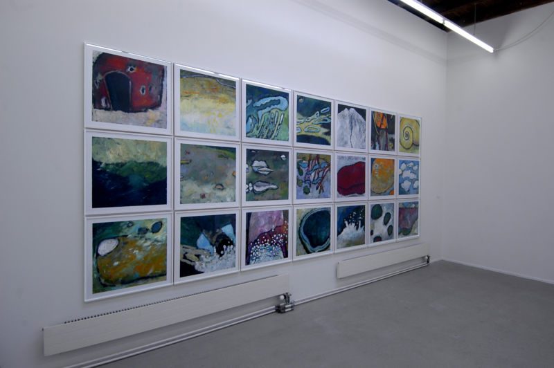 Ausstellungsansicht: Es ist was passiert, Oxyd Nr. 16, Doppelausstellung mit Eugen Frei, 2005, Katharina Rapp