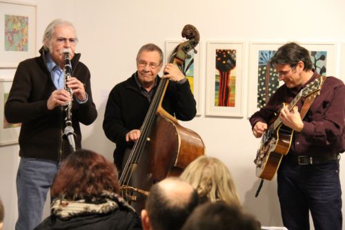 Ausstellungsansicht: «Subjekt = Objekt = Subjekt» Nr. 42, Oxyd, 2010, Jazz Trio, Keller Geier Bossard