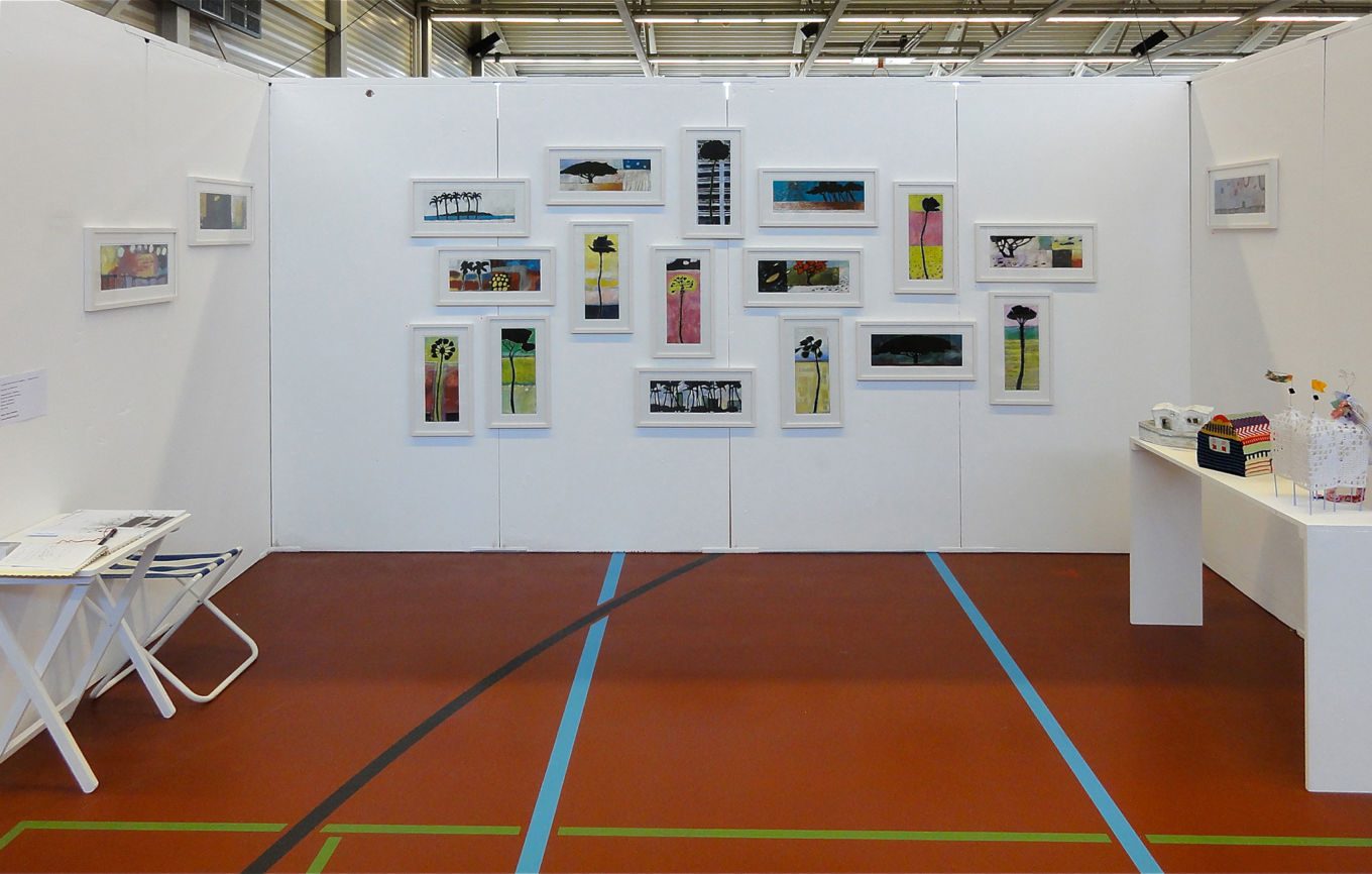 Ausstellungsansicht: Die Unjurierte 2013, Eulachhallen Winterthur, 14. – 23. Juni 2013, Koje 200
