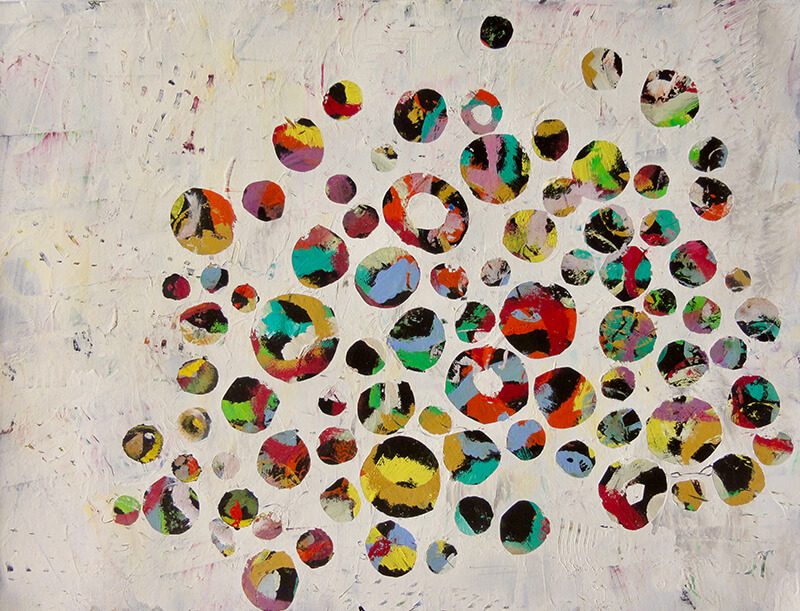 Fundsachen, 2013, Tempera auf Papier, 23 x 30,5 cm, Malerei aus der Serie «Abschied von Hawaii»